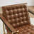 Nydia 32.28'' W32.28'' W Button Tufted Genuine Leather Upholstered Accent Lounge Armchair-2009402697