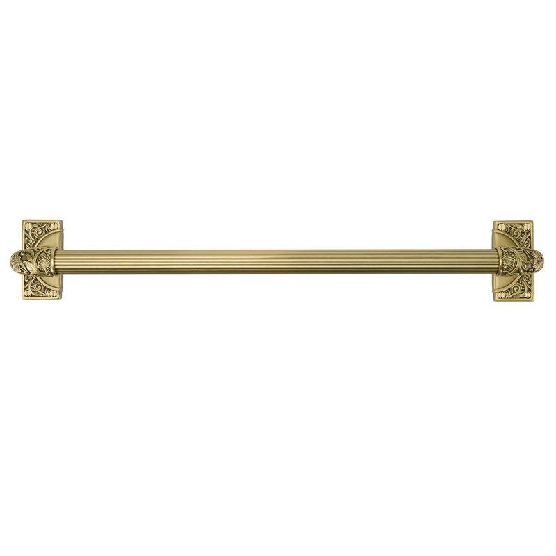 GEORGETOWN 30" TOWEL BAR; BURNISHED SILVER FINISH, Florentine Gold, 3.63" H x 20" W x 3.38" D