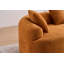 Canapé modulaire incurvé de 110,2 po, tissu de chenille de grain de bois luxueux, canapé modulaire surdimensionné, canapé incurvé de compression pour le salon, aucun assemblage requis-663082199