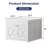 Washing Machine Stand with Storage, Universal Washer Dryer Pedestal, 800 lb Capacity