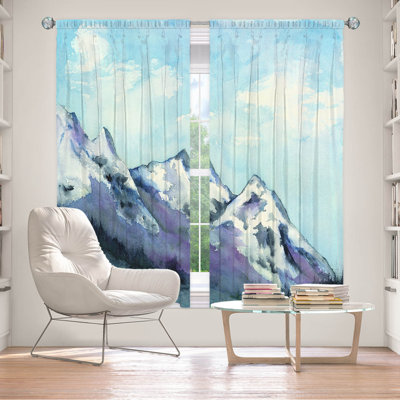 Rideau simple obscurcissant avec passe-tringle Rocky Mountains