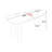 Beige-white Curved Solid Wood desk-124260457-124260372