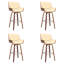 Tabouret de bar pivotant à hauteur de comptoir ou à hauteur de bar Tyler -977285334-977285337-977285338