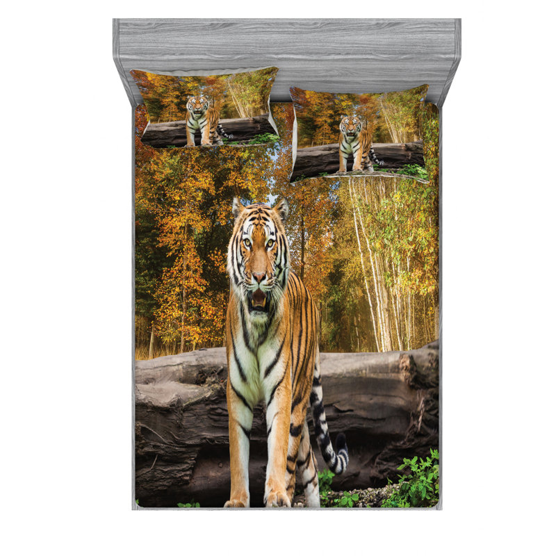 Microfiber Sheet Set, Queen Sheet Set with Fitted Sheet