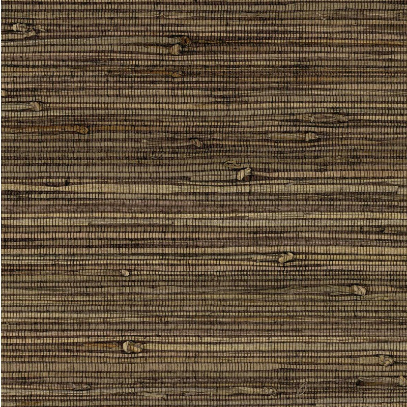 Schell Non-Pasted Abstract and Geometric Wallpaper Roll, Brown