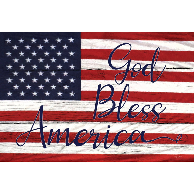 Moriches God Bless America sur toile, H 20 po x l 30 po