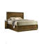 Mobilier de chambre à coucher à panneau en bois de style lit double 1 pi-1841353716