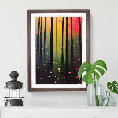 Twinkling Forest - Framed Print