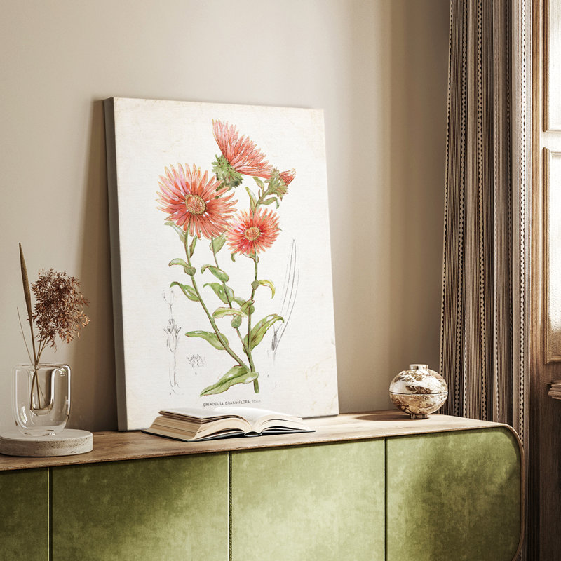 Botanical I -Custom Wrapped Gallery Cavas, 18" H x 12" W