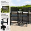 Ensemble de 2 tabourets de bar Kozyard-325217545