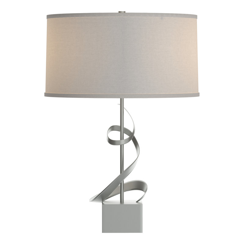 Gallery 22.9" Table Lamp, Vintage Platinum, Flax