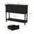 Farmhouse Wood Console Table with Drawers and Cabinet for Entry and Living Room-1925925149