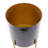 2 Piece Metal Indoor Outdoor Planter with Removable Stand Set-60663453