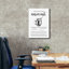  «Moscow Mule», art mural sur toile avec lettres et lignes, 18 po x 26 po
