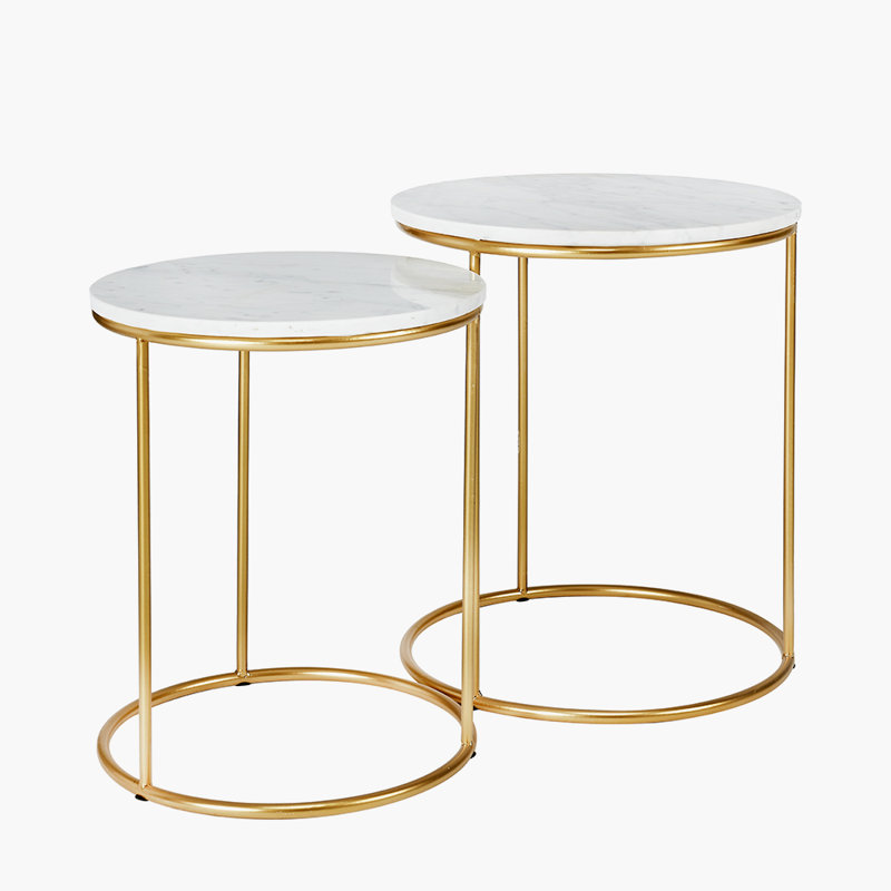 Milly Nesting Tables, White