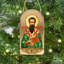 Inspirational Icon 5'' Handmade Wood Shatterproof Photo Ornament