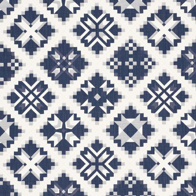 Tristan Cotton Blend Fabric, Indigo