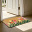 Multicolore et brun clair 24 po x 36 po Doorstep Porch Tulip Garden