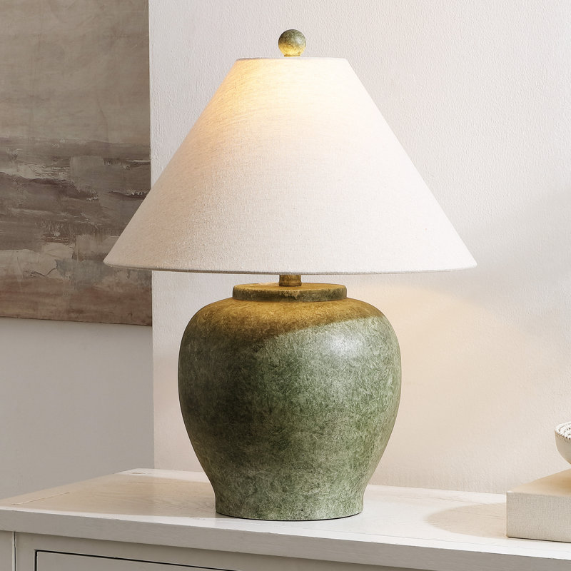 Deidrian 22 Inch Antique Resin Table Lamp