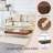 sturdy double-layer coffee table-1941365833