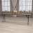 Wood Folding Training And Event Table, Training Table With Smooth Clear Coated Finished Top, Natural