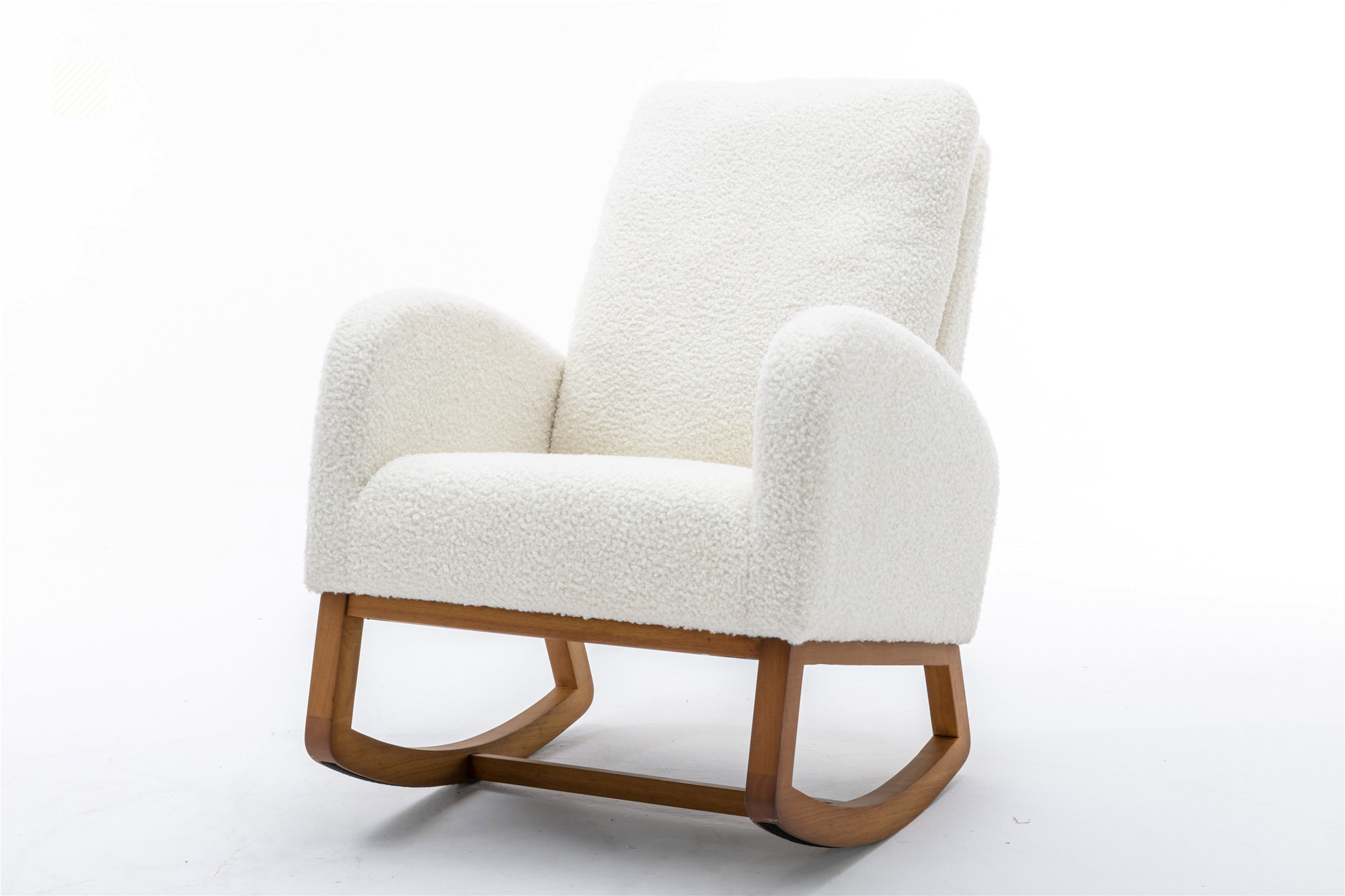 Isabelle & Max™ Alesa Solid Wood Comfortable Rocking Chair for Living