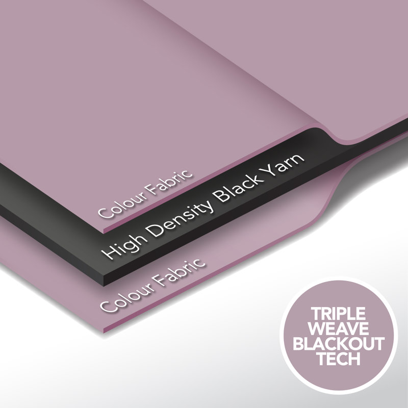 Marcela Eyelet Room Darkening Thermal Curtain, Width 132 x Drop 183 cm, Pink Lavender