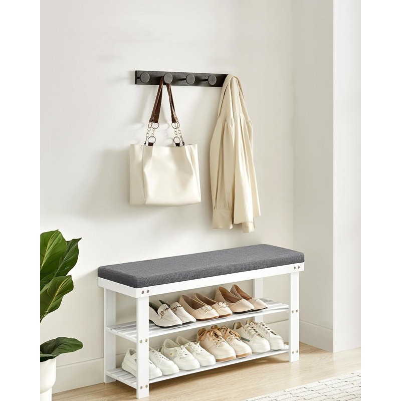 8 Pair Shoe Storage Bench
