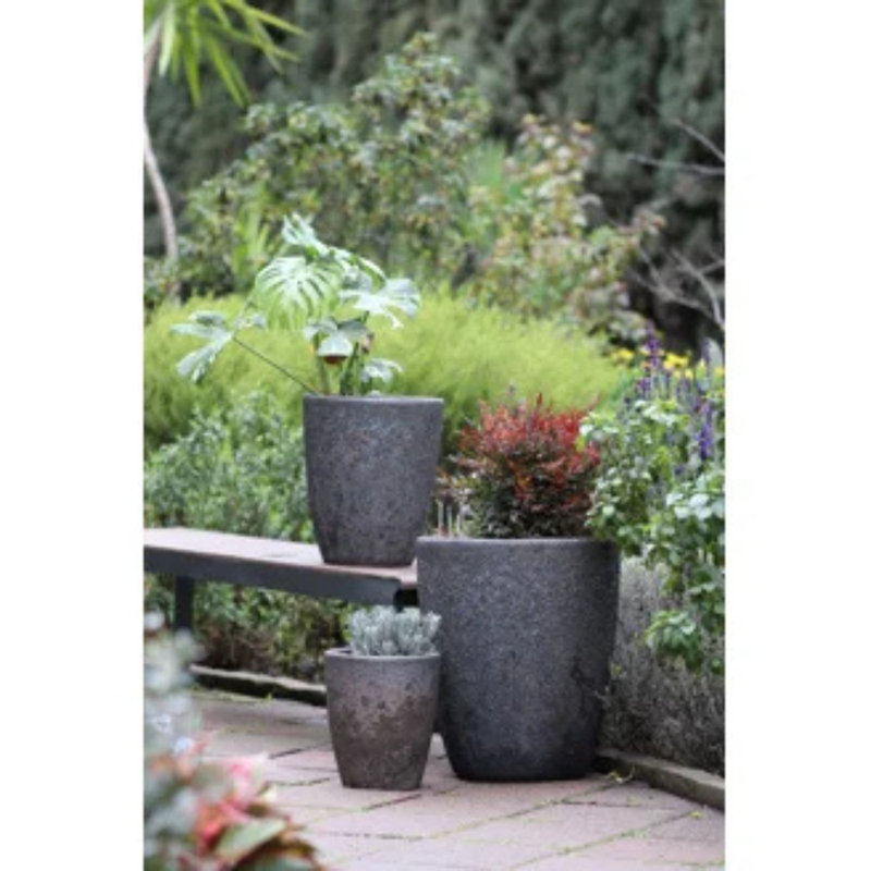 Ensemble de pots à fleurs en argile 3 pièces