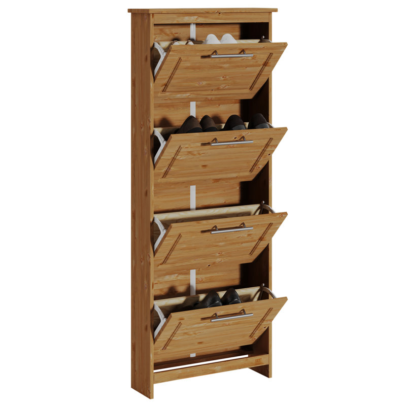 12 Pair Solid Wood Accent, Brown