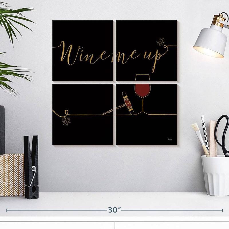Tergel Underlined Wine II Black