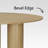 Modern 7-Piece Round Dining Set With Multi-Pedestal Base Table And Upholstered Wood-Leg Chairs-405988961