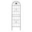 Ensemble de 4 treillis de jardin en métal antirouille 71 po x 19,7 po, treillis extérieur noir, facile à assembler, tube galvanisé, s'adapte aux plantes grimpantes comme les vignes, lot de 4 treillis de 19,7 po-1453337231