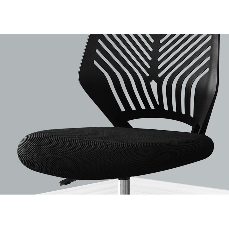 Chaise ergonomique réglable pour fauteuil de bureau en filet noir, doux, réglable et pivotant
