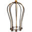 - Light Yellow Brass Caged Pendant-19276643