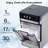 Professional Nugget Ice Maker Countertop ，36LBS/24Hrs ，Chewable Pellet Ice Machine with Self-Cleaning, 