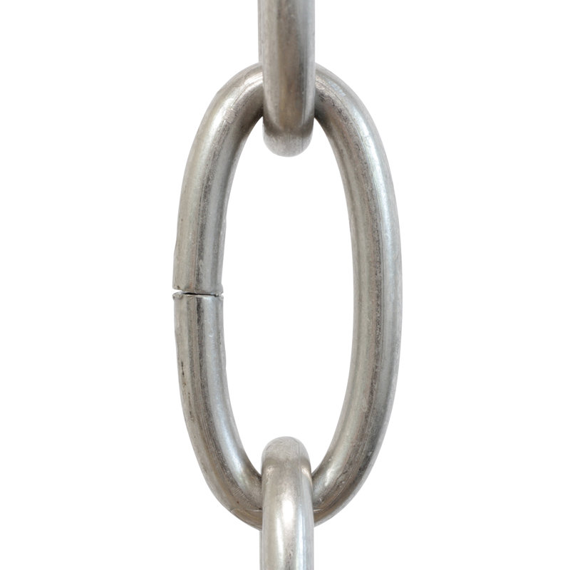 Lustre décoratif à maillons standard, Nickel brossé, 1 pi