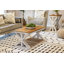 Table basse en bois massif