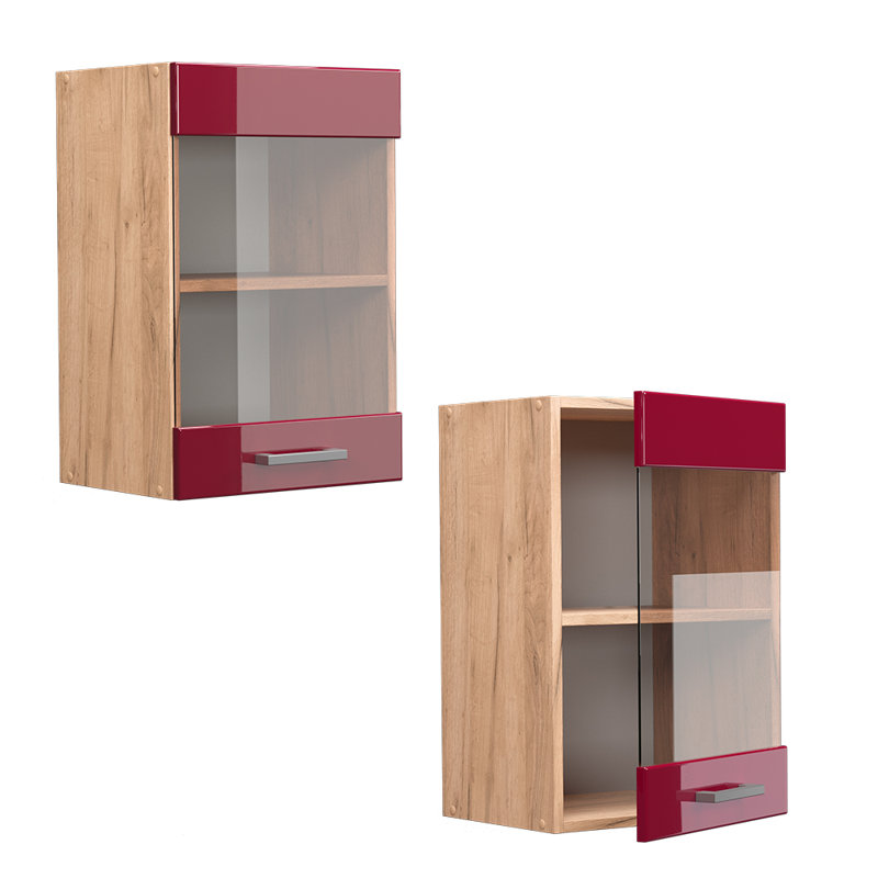Adera Module 234 + front anthracite HGL, beige/red