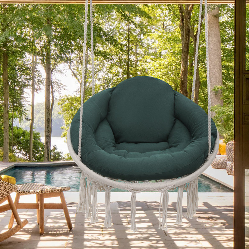 Single Swing Outdoor Seat Vea Single Seater Hanging Swing With