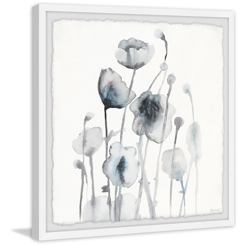 Winter Leaves - Single Picture Frame Painting, 81cm H x 81cm W x 3.81cm D