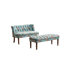 Chaise simple avec motif floral complexe et pieds en bois massif, idéale pour les intérieurs aux tons neutres, rose, mauve