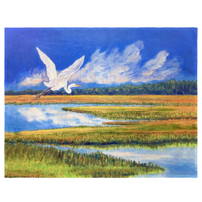 Ensemble de 4 napperons Flying Egret