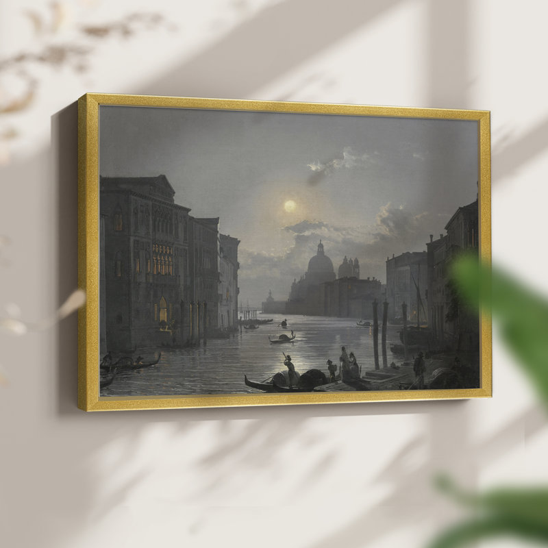 Paysages rétro-dxiv-reproduction encadrée