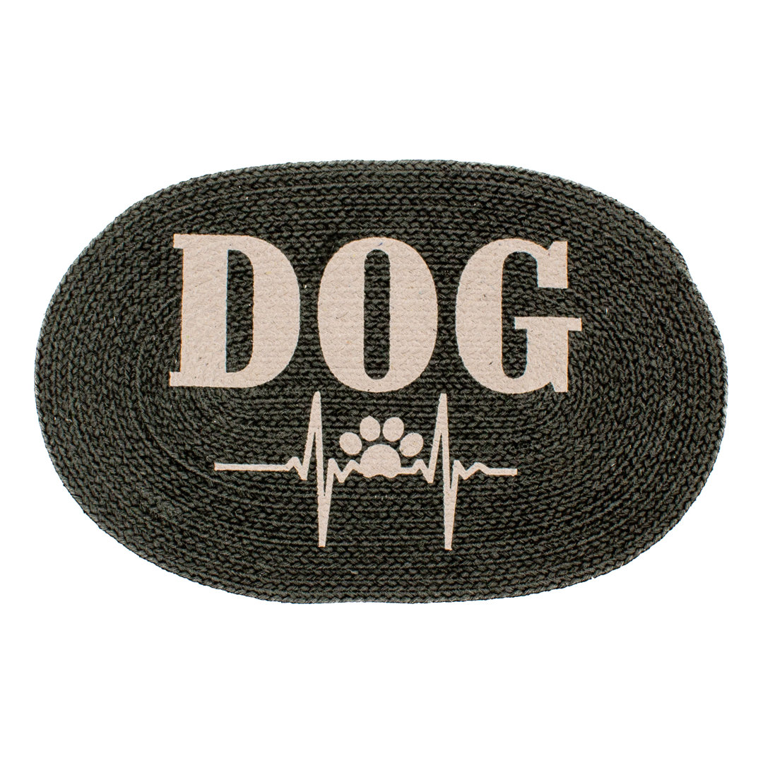 Non Slip Dog Heartbeat Decorative Dog Feeding Mat Tucker Murphy Pet™