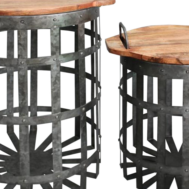 Meriwether Solid Wood Top Nesting Tables