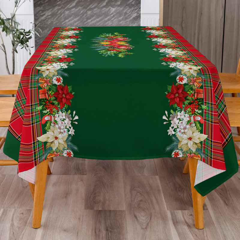 Christmas Tablecloth, 88" Rectangle
