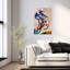 «Vibrant Bike Jump», art mural contemporain-129475090