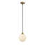 Luminaire suspendu sphère 1 lumière Hallas