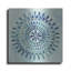 «Watercolor Mandala II» par Grace Popp, verre d'art mural en métal-551407899